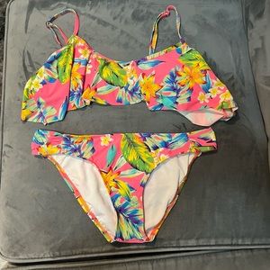 Tropical Ruffle Bikini